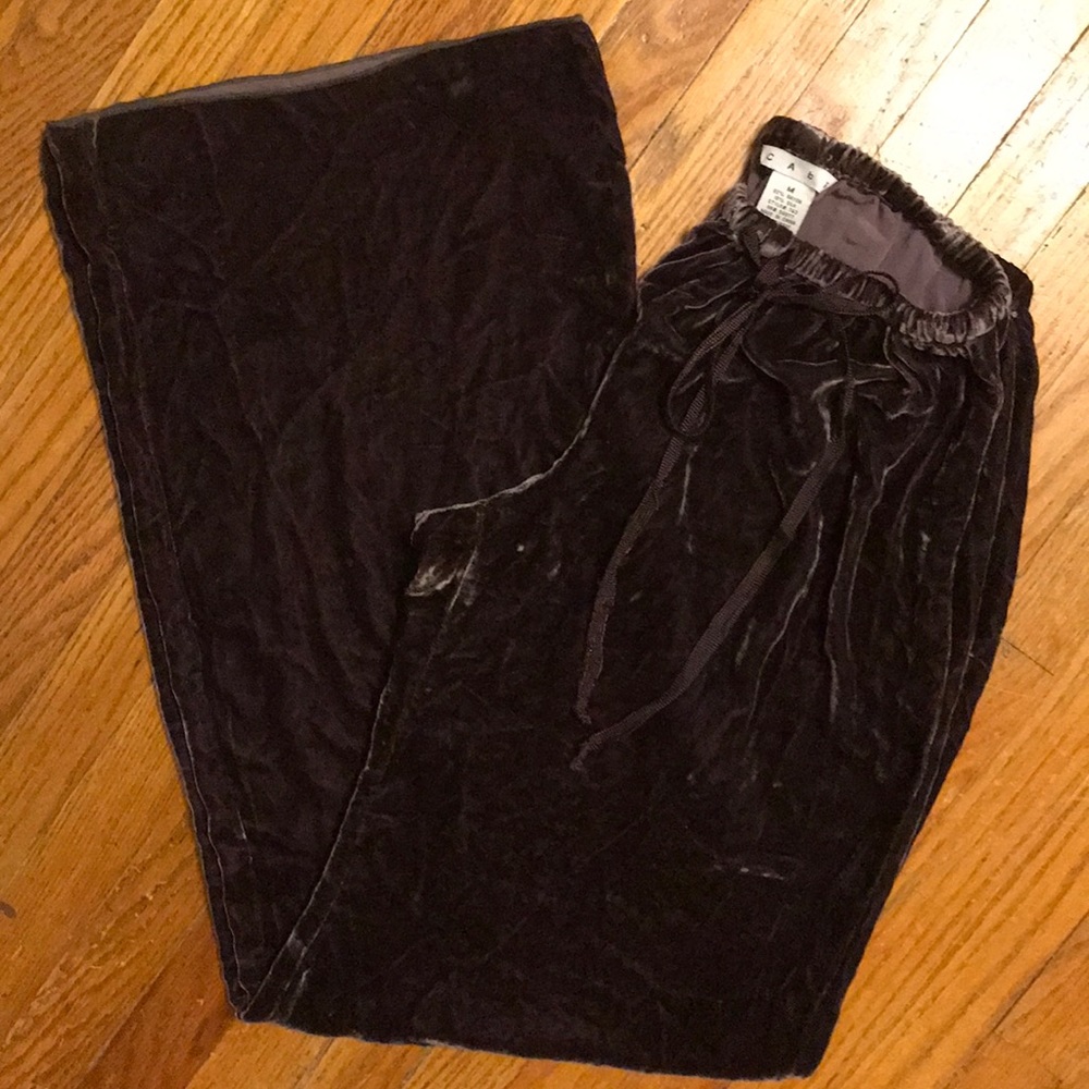 COPY - Cabi Velour Boho Wide leg Pants Sz. M